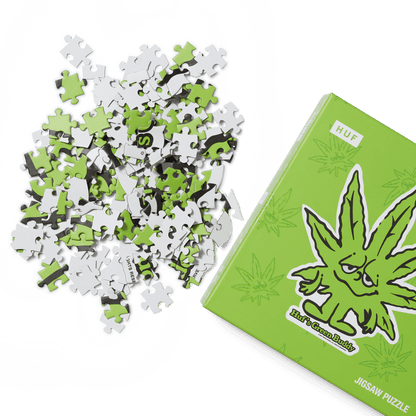 HUF GREEN BUDDY JIGSAW PUZZLE-GREEN