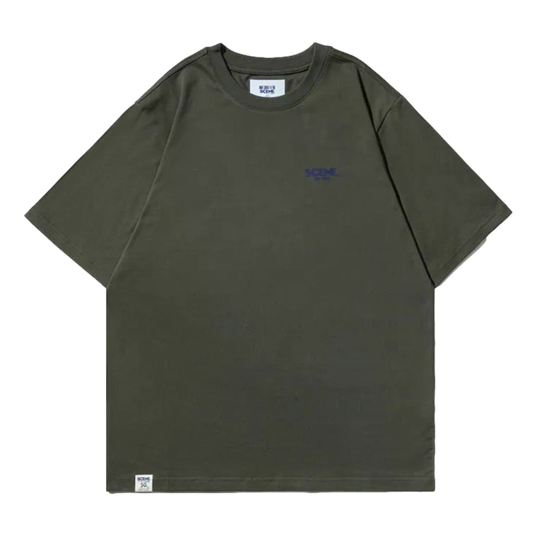 SCENE BY ICE FIRE GRILL TEE-DARK GREY