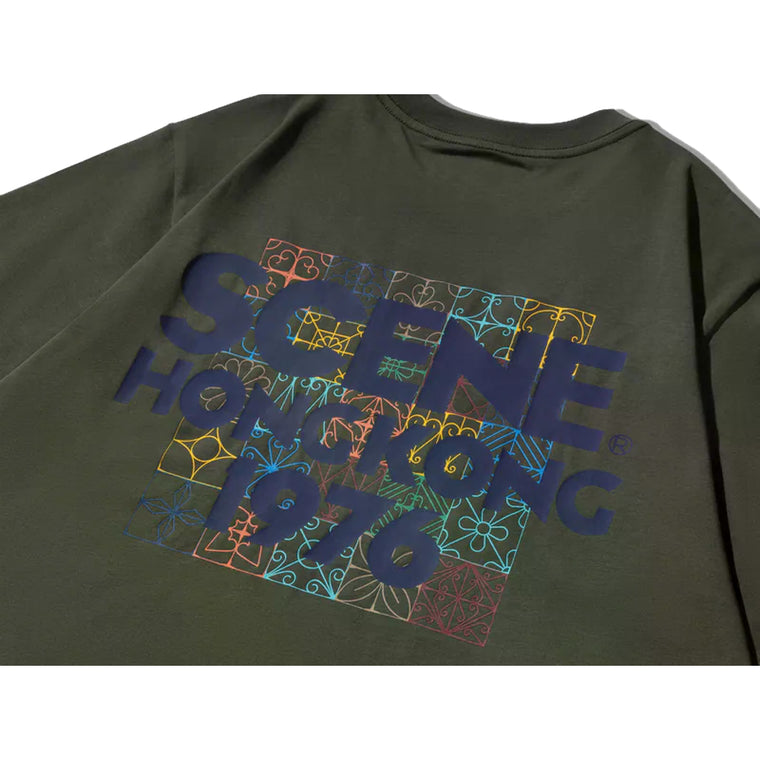 SCENE BY ICE FIRE GRILL TEE-DARK GREY