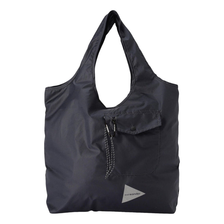 AND WANDER GROCERY POCKET BAG-BLACK
