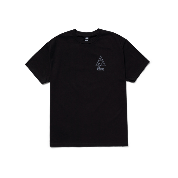 HUF HUF X GUNDAM TRIPLE TRIANGLE S/S TEE-BLACK