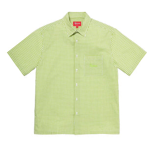SUPREME GINGHAM SS SHIRT-LIME