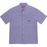 SUPREME GINGHAM SS SHIRT-NAVY