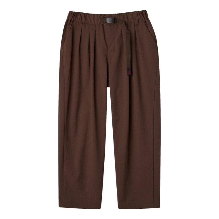 WHITE MOUNTAINEERING GRAMICCI×WM STRETCH 3 TUCK PANTS-BROWN