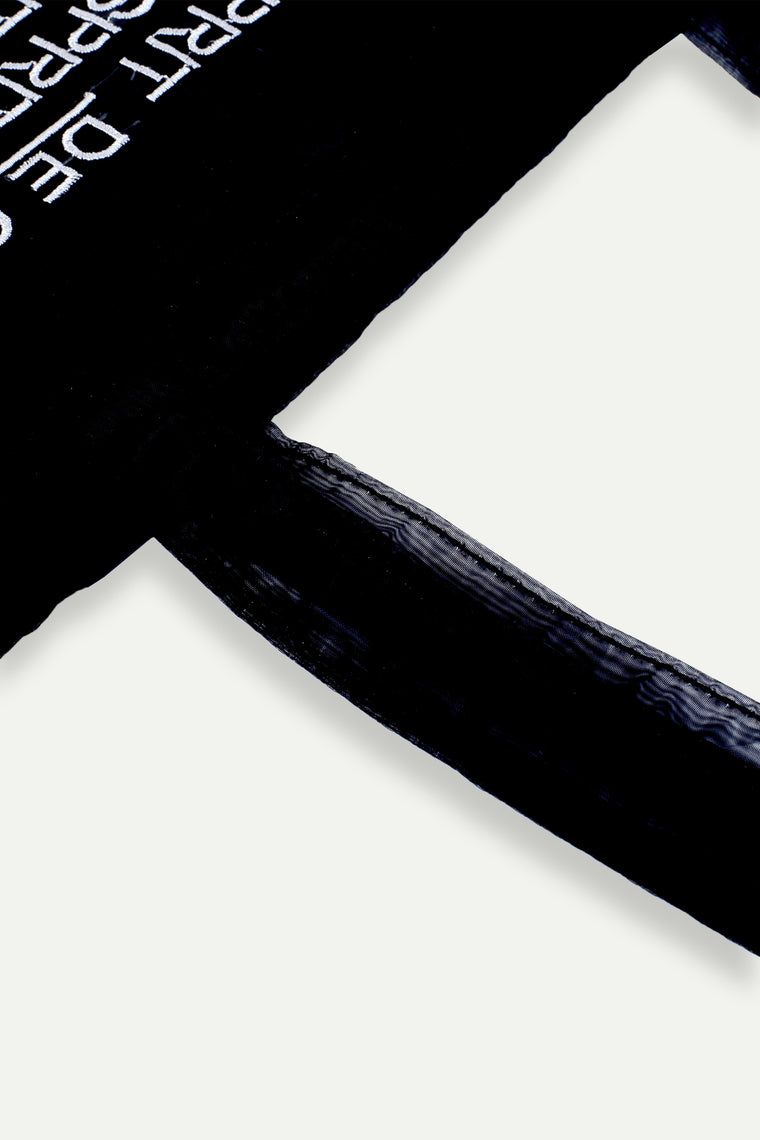 ESPRIT GRAPHIC TOTE BAG-BLACK