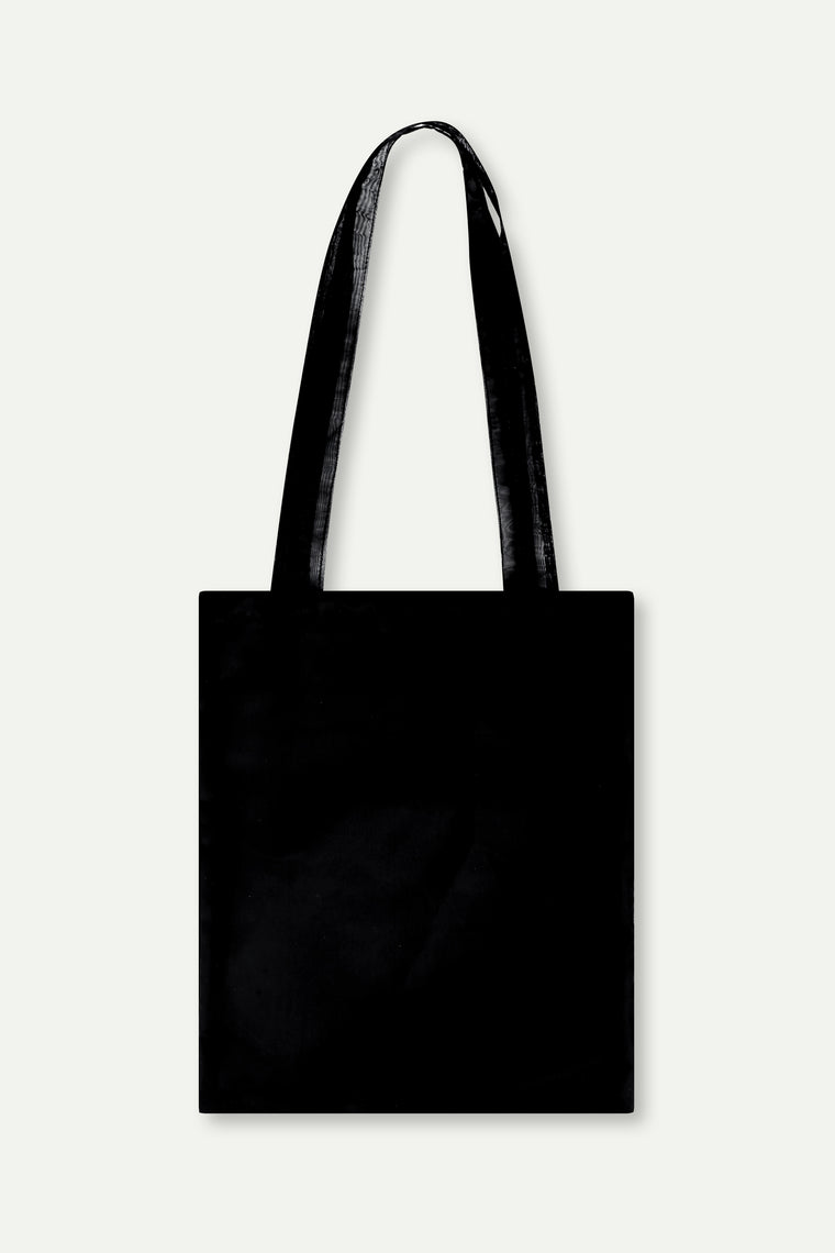 ESPRIT GRAPHIC TOTE BAG-BLACK