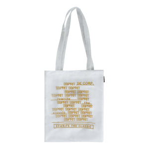 ESPRIT GRAPHIC TOTE BAG-WHITE