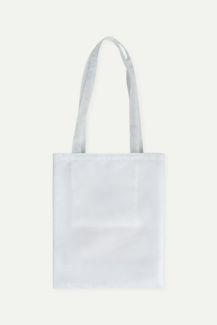 ESPRIT GRAPHIC TOTE BAG-WHITE