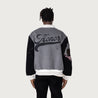 HONOR THE GIFT LETTERMAN JACKET-GREY