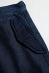 FUNDAMENTAL HAKAMA CARGO PANTS RINSE-INDIGO