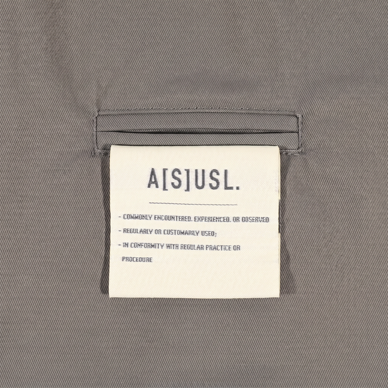 A[S]USL HAKAMA PANTS-GREY