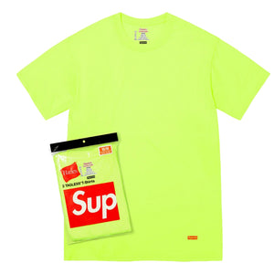 SUPREME HANES® TAGLESS TEES (2 PACK)-YELLOW