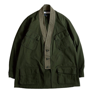 FUNDAMENTAL HAORI JUNGLE JACKET RINSE-KHAKI