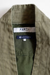 FUNDAMENTAL HAORI JUNGLE JACKET RINSE-KHAKI