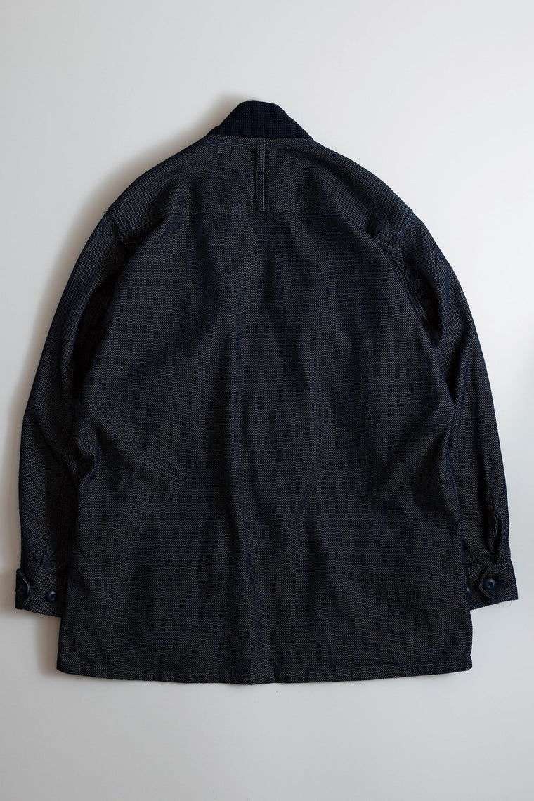 FUNDAMENTAL HAORI JUNGLE JACKET RINSE-INDIGO