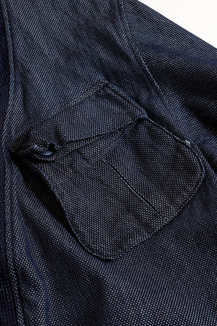 FUNDAMENTAL HAORI JUNGLE JACKET RINSE-INDIGO
