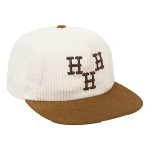 HUF HAT TRICK SNAPBACK-WHITE