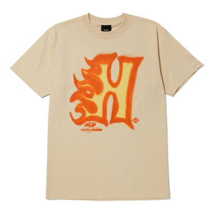 HUF HEAT WAVE S/S TEE-WHEAT