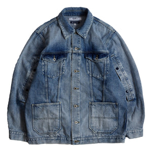 FUNDAMENTAL THIRD JACKET 3YR WASH-INDIGO