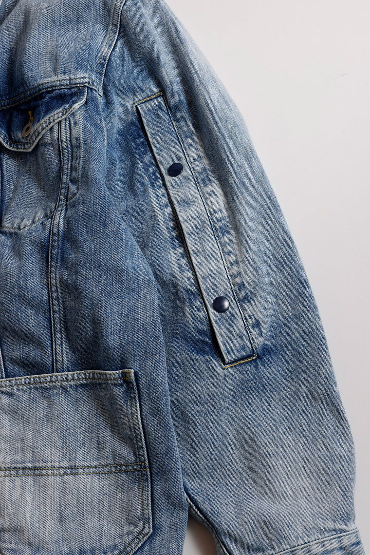 FUNDAMENTAL THIRD JACKET 3YR WASH-INDIGO