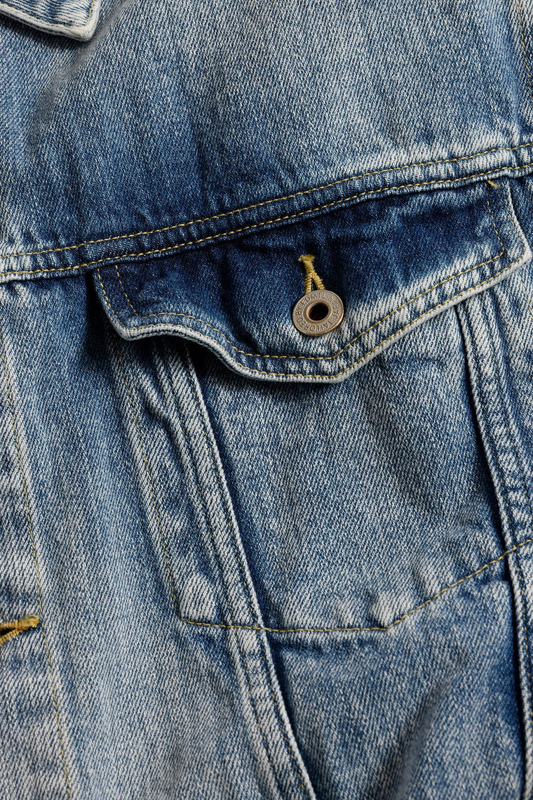 FUNDAMENTAL THIRD JACKET 3YR WASH-INDIGO