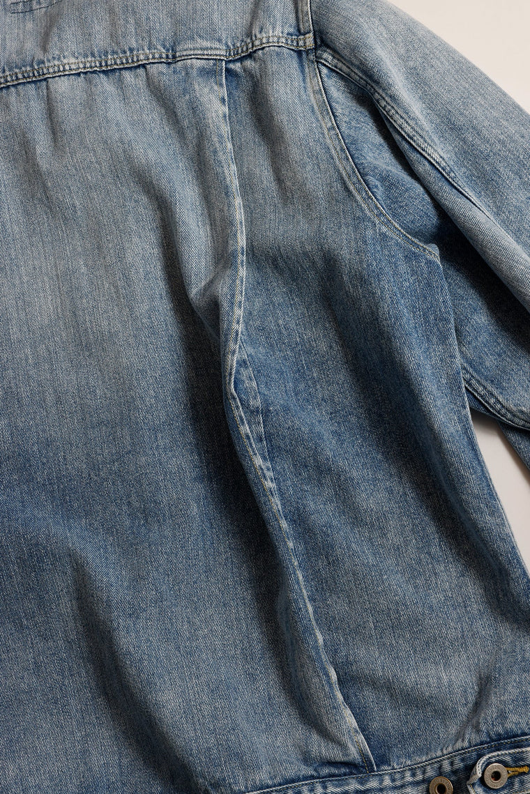 FUNDAMENTAL THIRD JACKET 3YR WASH-INDIGO