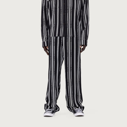 HONOR THE GIFT HONOR STRIPE PANT-BLACK