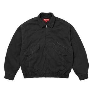 SUPREME HOODED UTILITY JACKET-BLACK