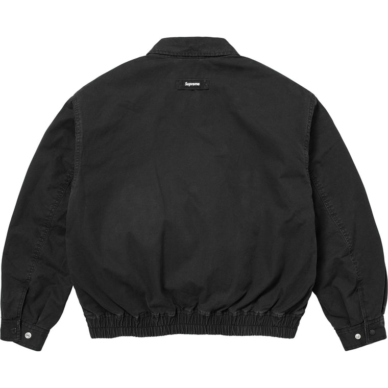 SUPREME HOODED UTILITY JACKET-BLACK