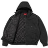 SUPREME HOODED UTILITY JACKET-BLACK