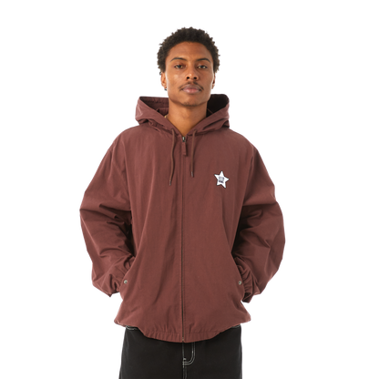 HUF H STARDUST JACKET-EGGPLANT