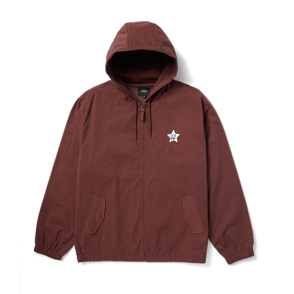 HUF H STARDUST JACKET-EGGPLANT