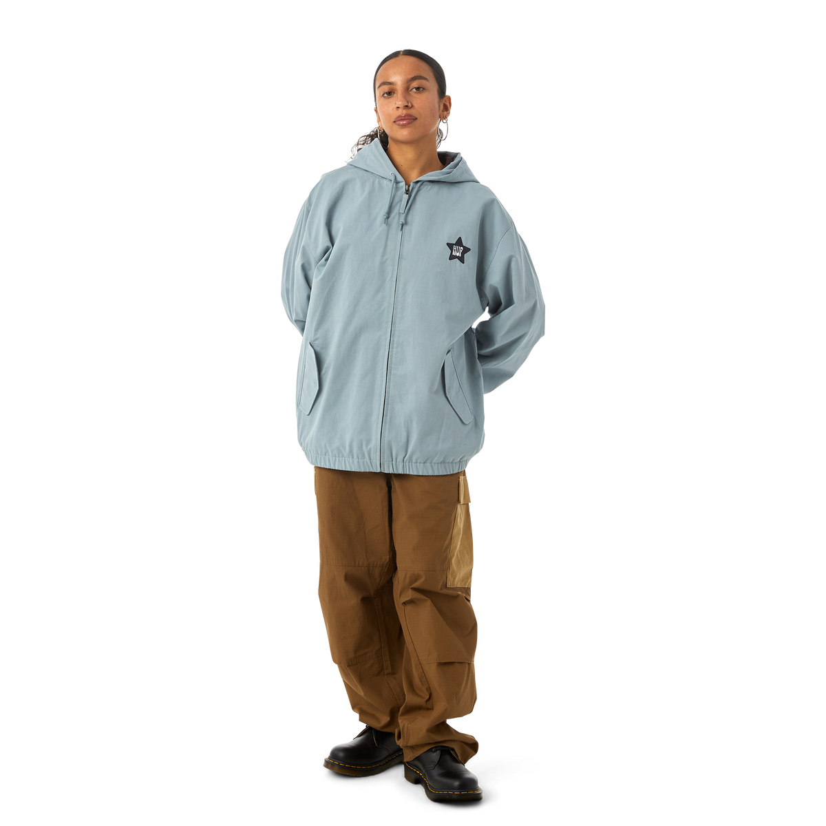 HUF H STARDUST JACKET-SLATE