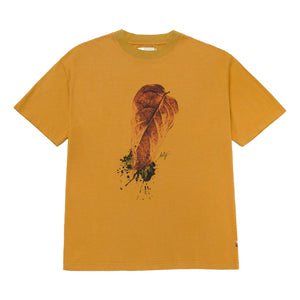 HONOR THE GIFT HTG LEAF SS TEE-MUSTARD