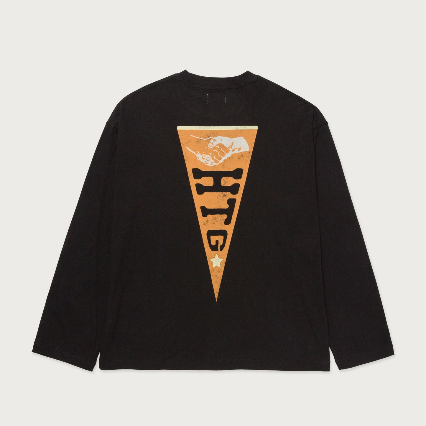 HONOR THE GIFT HTG® SEAL LOGO LS TEE-BLACK