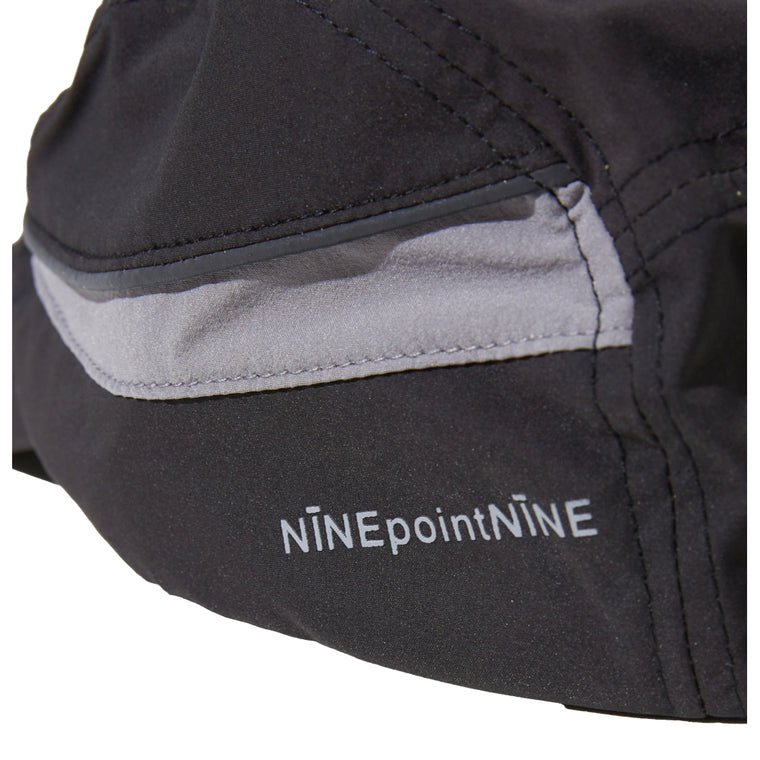 NINE POINT NINE HUBS FIVE PANEL CAP-BLACK/GRAY