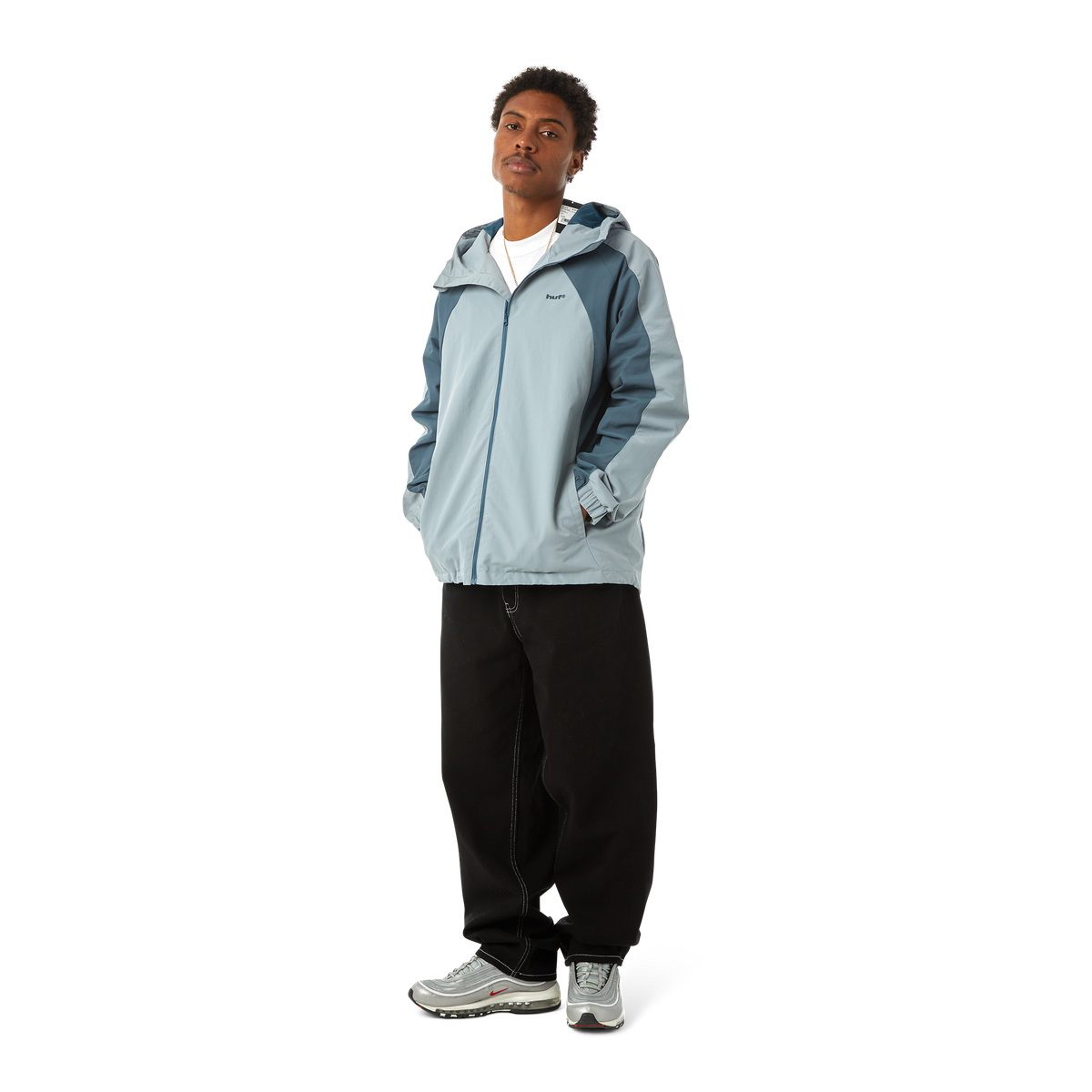 HUF HUF SET SHELL JACKET-BLUE