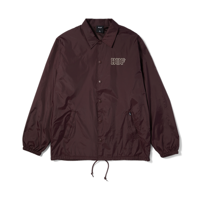 HUF HUF SET H COACHES JACKET-EGGPLANT