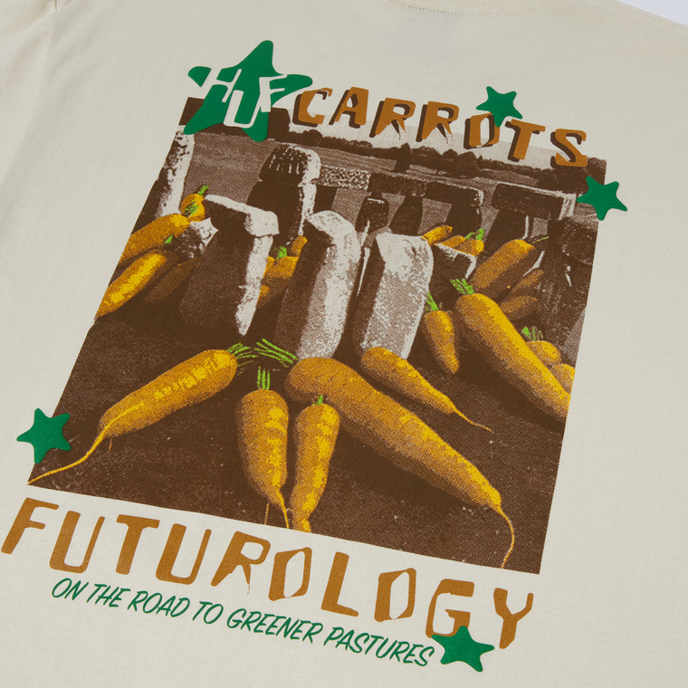 HUF HUF X CARROTS FUTUROLOGY S/S TEE-CREAM