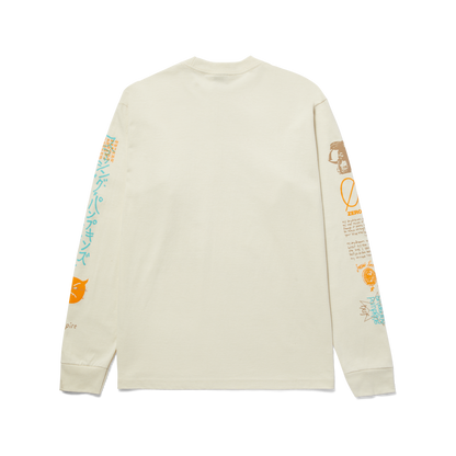 HUF HUF X SMASHING PUMPKINS CRUSH L/S TEE-BONE