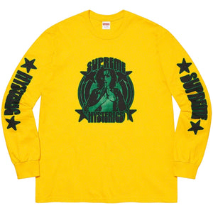 SUPREME HYSTERIC GLAMOUR L/S TEE-YELLOW