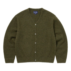 THIS IS NEVER THAT HAIRY KNIT CARDIGAN-OLIVE GREEN
