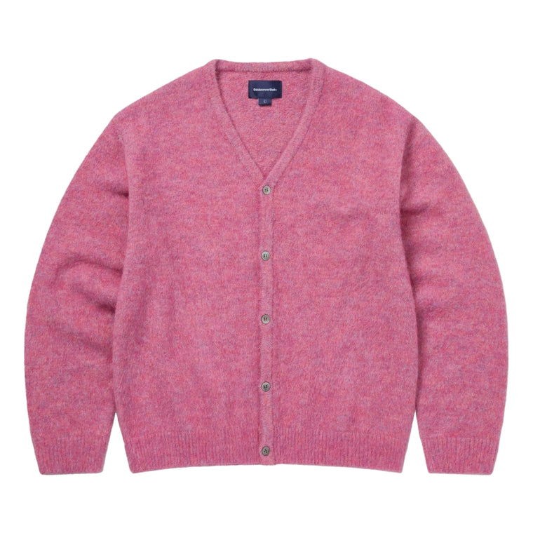 THIS IS NEVER THAT HAIRY KNIT CARDIGAN-PINK