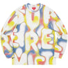SUPREME HALF TONE L/S TOP-WHITE