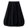 ESPRIT HIGH-WAIST BUBBLE SKIRT-BLACK