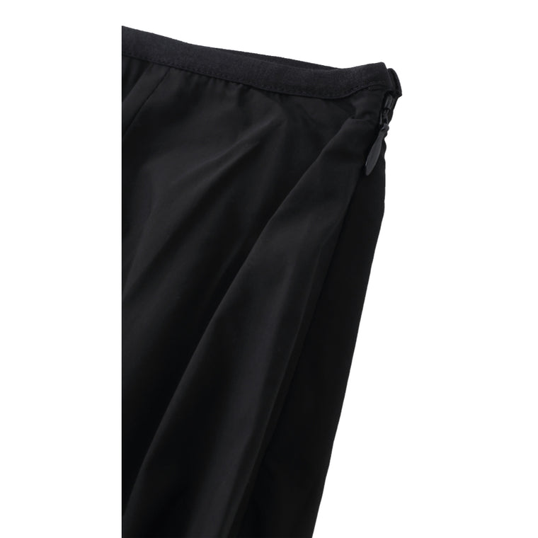 ESPRIT HIGH-WAIST BUBBLE SKIRT-BLACK