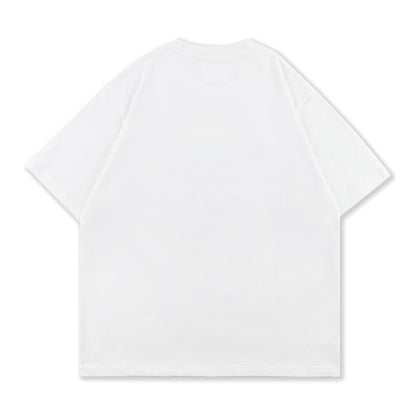 SCENE BY ICE FIRE RETRO 80'S GRAPHIC TEE-WHITE