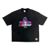2ND CLOSET "I LOVE MILKSHAKE" WASHED T-SHIRT-WASHED BLACK