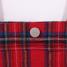 A[S]USL CHECKS SMALL SHOULDER BAG-RED CHECKERED