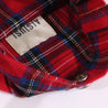A[S]USL CHECKS SMALL SHOULDER BAG-RED CHECKERED